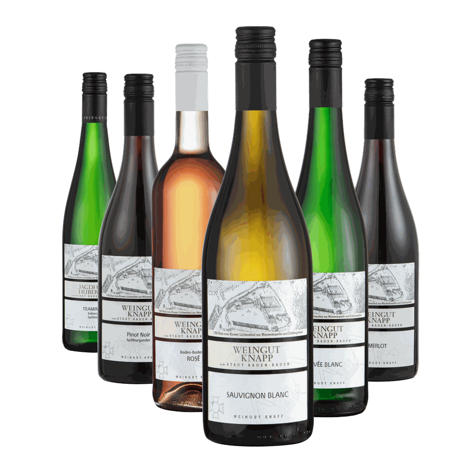 Weinpaket Die Vielfalt Badens mit sechs Flaschen